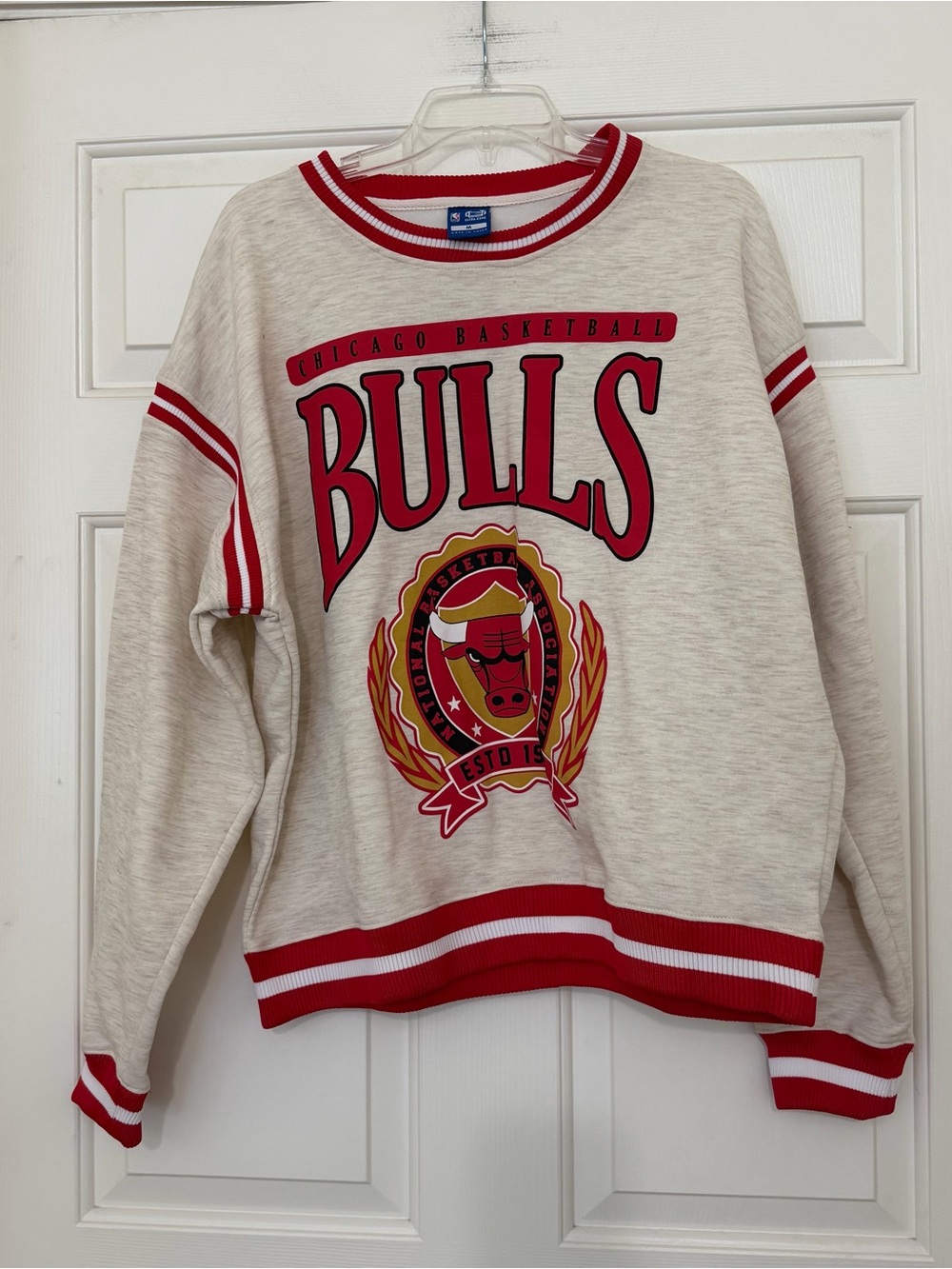 NBA Ultra Game Chicago Bulls Graphic Crewneck Sweatshirt Size Medium M